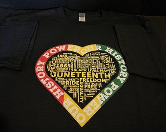 Juneteenth Crew Neck T-Shirt