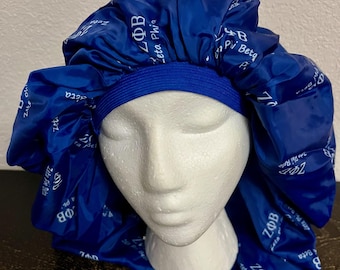 Zeta Phi Beta Hair Bonnet (Large) - Finer Nighttime Protection