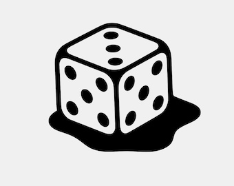 Dice SVG Bundle, Casino Game Icon Clipart, Gambling Table Game Vector for Crafts & Printing