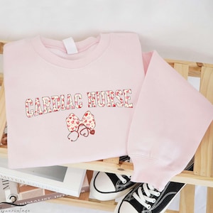 Custom Cardiac Nurse Sweatshirt, Cardiology Nurse Shirt, Cardiac Care Nurse T-shirt, Pediatric Cardiac Shirt, PEDS ICU Nurse Sweatshirt.