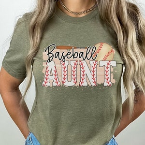 Baseball Aunt Shirt, Baseball Aunt Tee, Baseball Auntie, Cool Aunt Shirt, Baseball Auntie Shirt, Cute Baseball Shirt, Baseball Aunt Gift