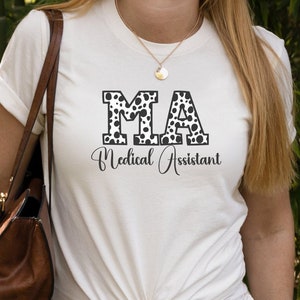 Medical Assistant Shirt, Medical Assistant, Gift for Medical Assistant, Cute MA Shirts , Future Medical Assistant,  Medical Shirt, MA Gift