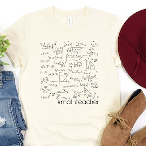 Chemise de professeur de mathématiques, professeur de mathématiques Allegra, cadeau de professeur de mathématiques, chemise de mathématiques drôle, chemise de professeur drôle, cadeau d’appréciation de l’enseignant