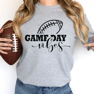Football Sweatshirt, Football Game Day Vibes, Football Game Day, Gameday Sweatshirt, Womens Football Sweatshirt, Football Season, Game Day