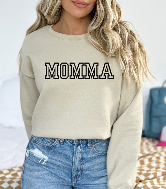 Momma Sweatshirt Mom Sweatshirt Cool Mom Cool Momma Momma Sweater Birthday Gift for Mom Mother s Day Gift Mom Life Shirt Momma Bear Etsy UK