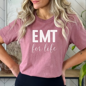 Paramedic Shirt, EMT Shirt, EMT for Life, Emergency Medical Technician, First Responder, Emergency Shirt, EMT Student, Paramedic in Training