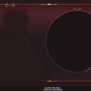 Golden - Animated Stream Overlay - Screen - Twitch - Scene - Gold - Red