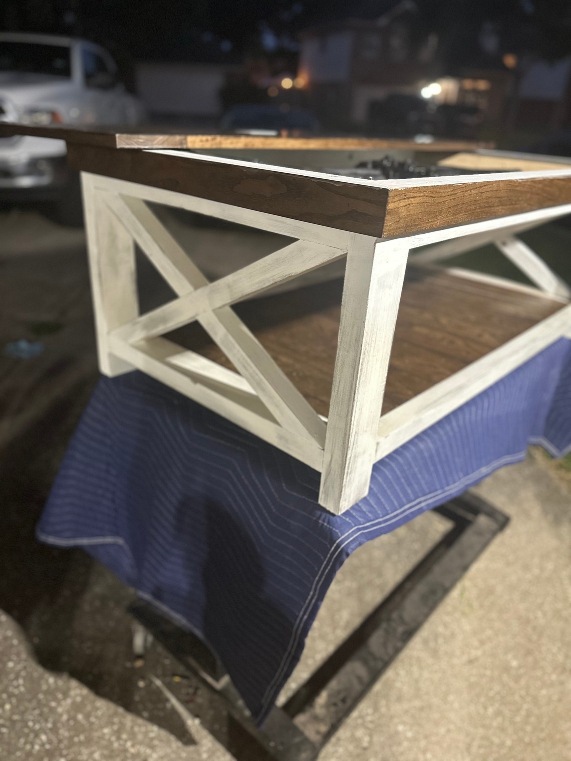 Custom Concealment Coffee Table Made From Ash Etsy