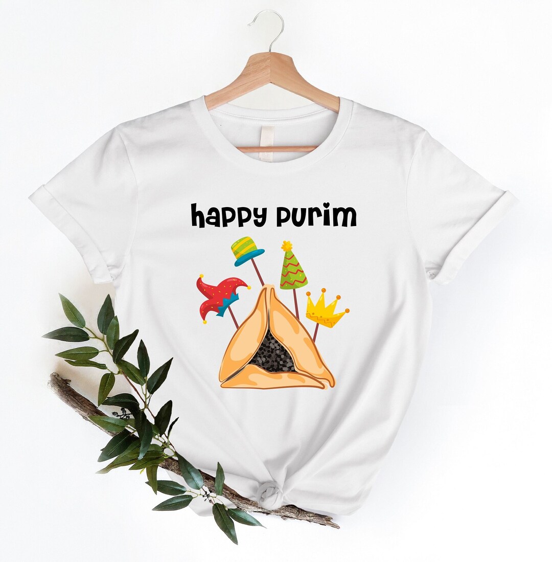 Happy Purim Shirt Tu Bishvat T-shirt Judaism Family Gift - Etsy