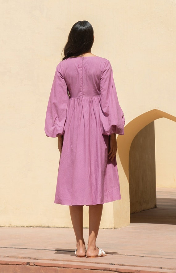 Balloon one piece dress new arrivals