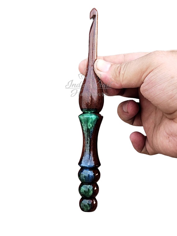 Crochet Hook Ergonomic Wooden Crochet Hook HANDMADE Crochet Hook