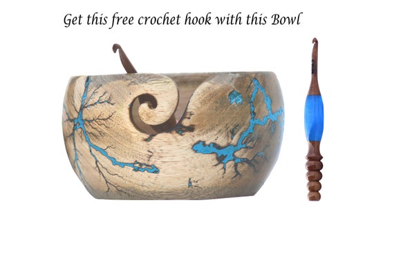 Yarn Bowl Wooden, Large Handmade Yarn Holder for Crocheting, Knitting Bowl  for Knitters Resin Yarn Bowl Yarn Holder, Yarn Storage Bowl -  Finland