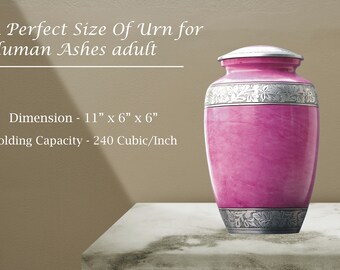 LETUSTO Angel Wings Cremation Urn - Handcrafted Purple Adult Urn With Velvet Bag - View #10