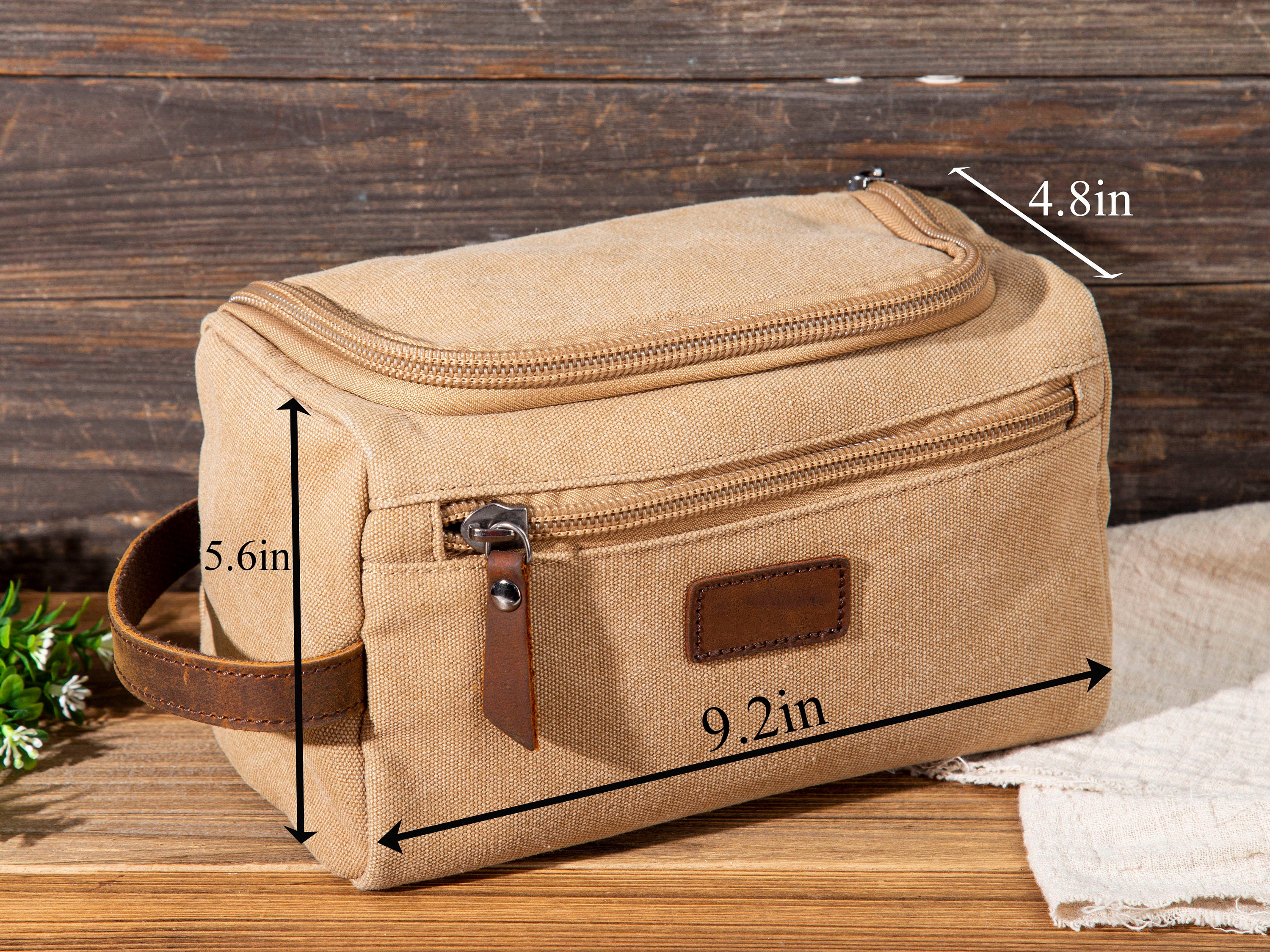 Personalzied Mens Toiletry Bag Mens Toiletry Bag Canvas Men Etsy