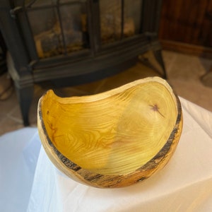 Handmade wooden bowl