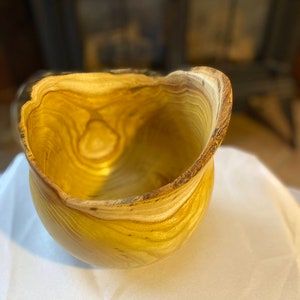 Handmade wooden bowl