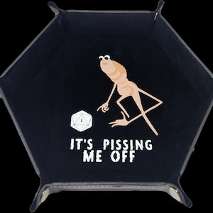 Worm Dice Jail Dice Tray; Collapsible