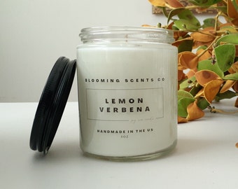 Lemon Verbena 8oz. Soy Candle