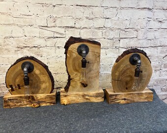 Live Edge Lamp: “The Timberline”