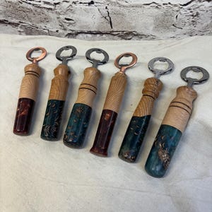 Bottle Opener: Wood and Epoxy