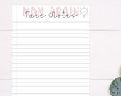 Printable Mom Brain Notes Page Mom Notes Mom Printable - Etsy