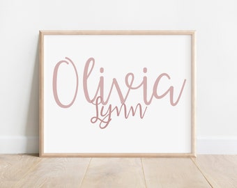 Name Printable, Personalisierter Name, Kinderzimmer druckbar, Namensdruck, Bauernhaus, Kinderzimmer Dekor, Kinderzimmer Wand, Digitaldruck