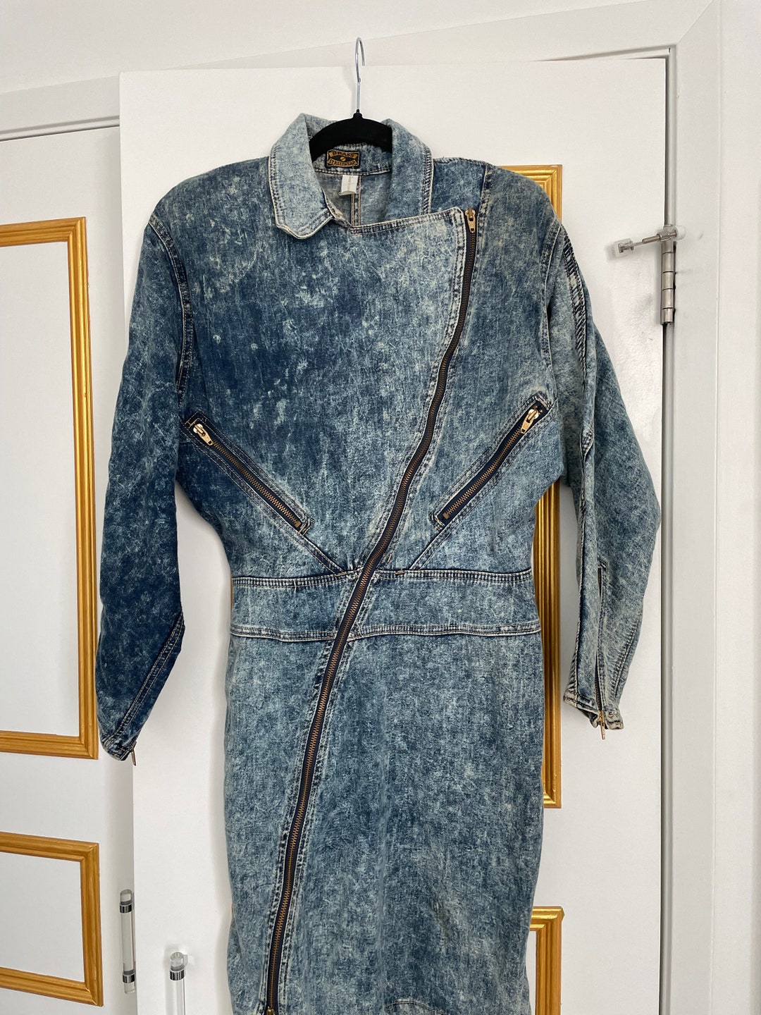 Vintage Jean Dress by Brass Streetwear Etsy