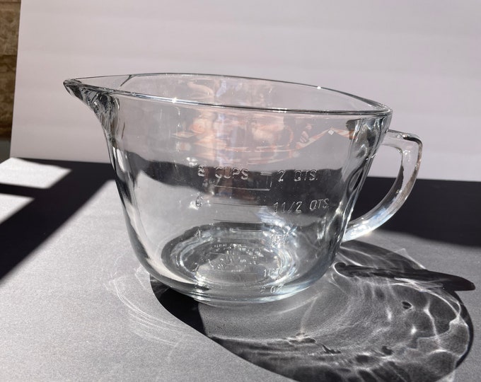 Anchor Hocking 8 Cup Measuring Pitcher Etsy