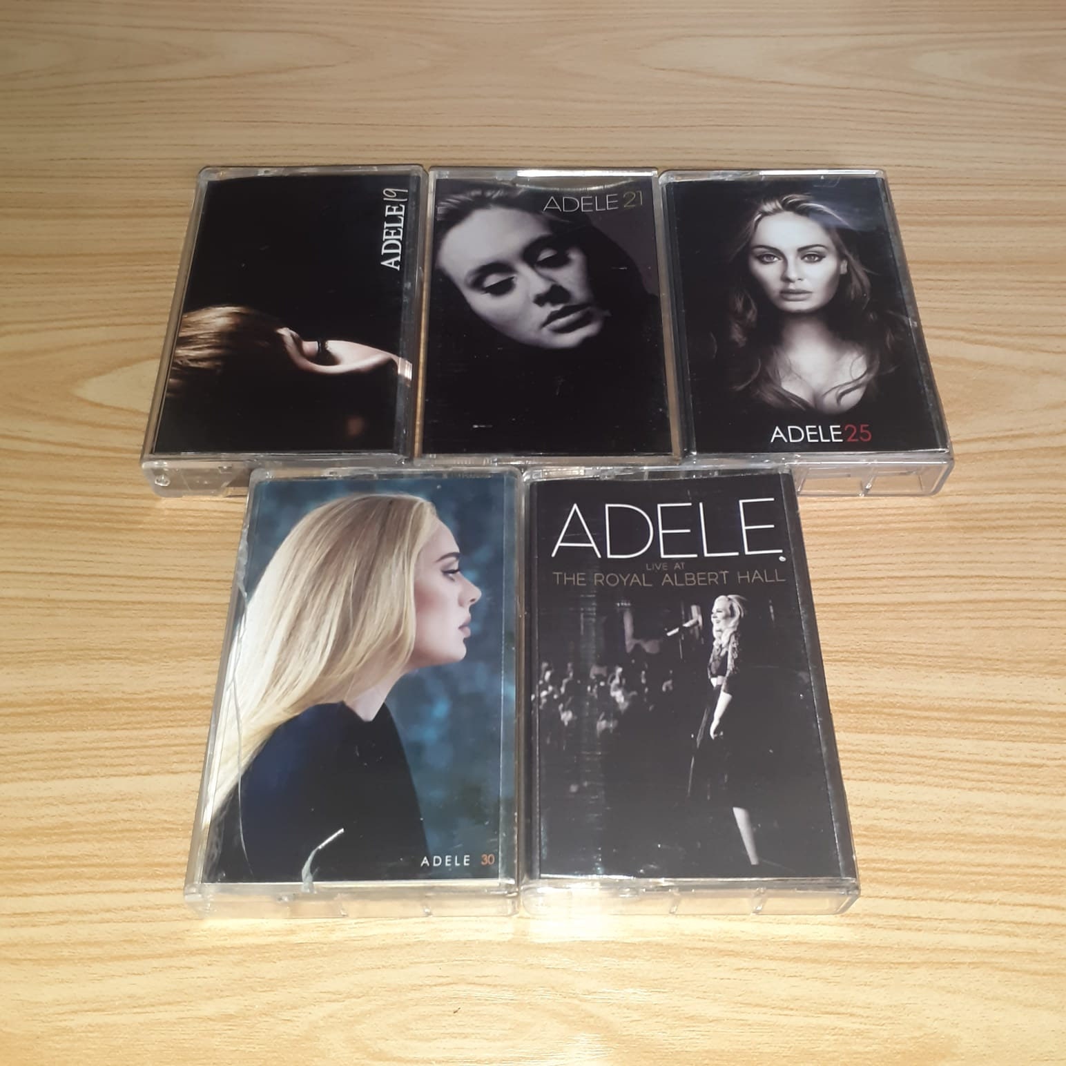Adele : 19 - 21 - 25 - 30 - Live At The Royal Albert Hall Cassette Tape
