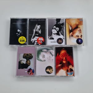 Ariana Grande : Yours Truly - My Everything - Dangerous Woman - Sweetener - Thank You Next - Positions Cassette Tape