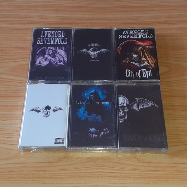 Avenged Sevenfold: Sounding The Seventh Trumpet - Walking The Fallen - City Of Evil Nightmare - Hail To The King - Heavy Metal Cassette Tape