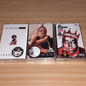 The Notorious B.I.G : Ready To Die - Born Again - Duets The Final Chapter - Pop Rap Hip Hop RNB Cassette Tape