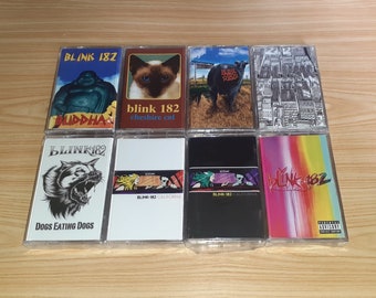 Blink 182 : Buddha - Cheshire Cat - Dude Ranch - Neighborhoods - Dogs Eating Dogs - California - Nine Cassette Tape