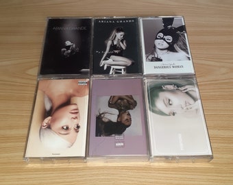 Ariana Grande : Yours Truly - My Everything - Dangerous Woman - Sweetener - Thank You Next - Positions Cassette Tape