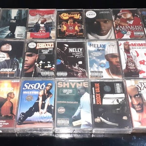 Pop Rock Rap Hip Hop RNB 80s 90s Cassette Tape