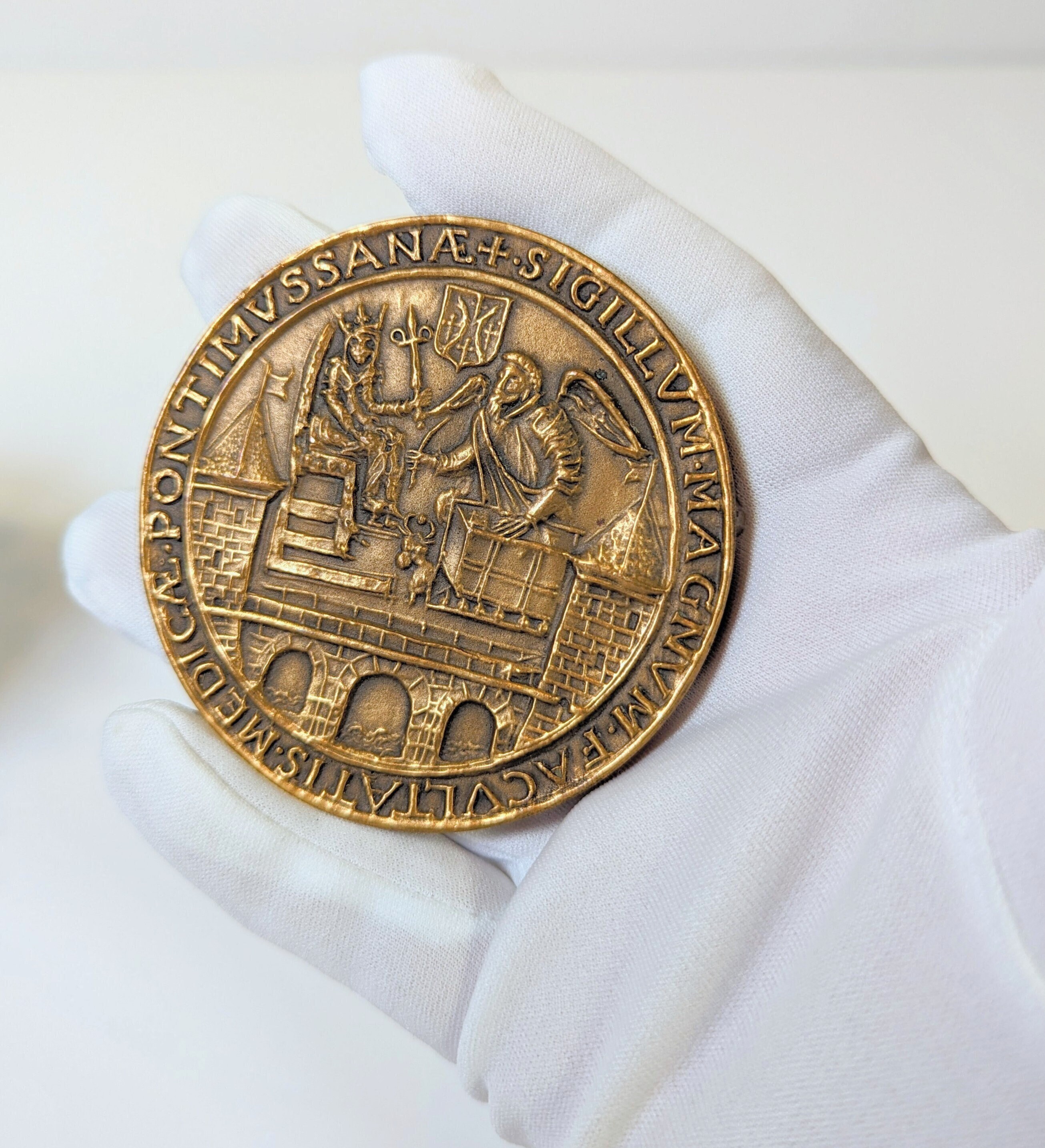 1972 Commemorative Medicine University Pont A Mousson Nancy French Bronze Medal