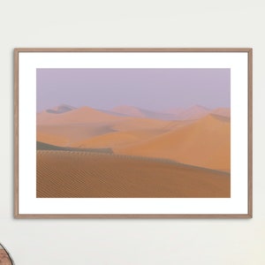 砂漠の風景, 砂漠, ウォールアート, インスタントダウンロード, 印刷可能なデジタルアート