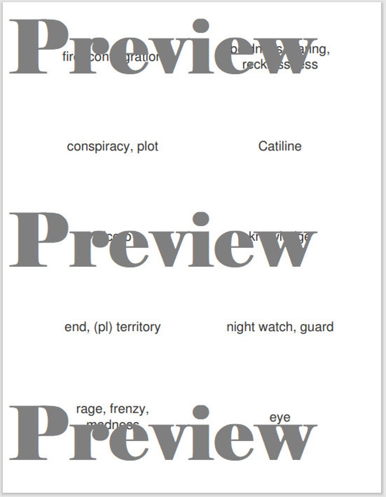 Henle Latin Third Year Vocabulary Flashcards - Classical Conversations ...