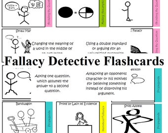 Classical Conversations Challenge A Fallacy Detective Flashcards