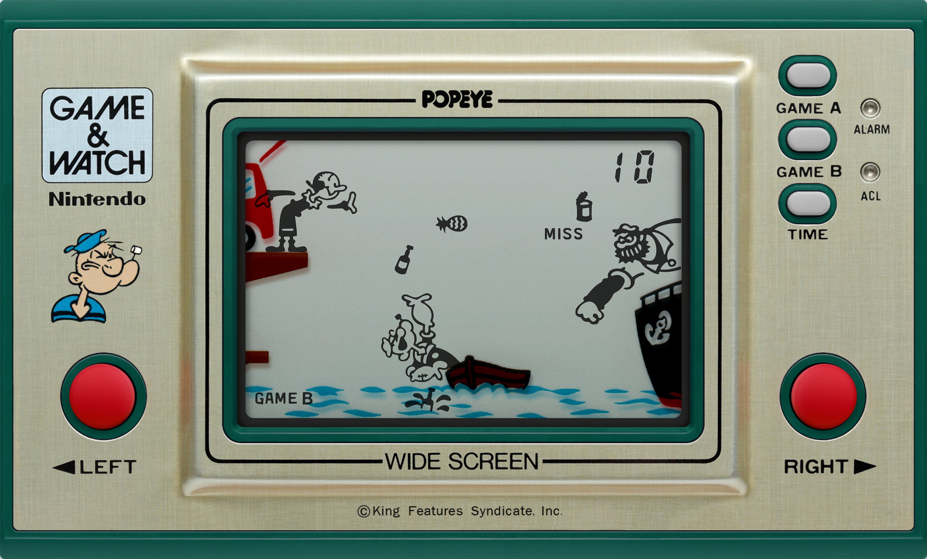 Indvending forvrængning Fortov Refrigerator Magnet Nintendo Game & Watch Popeye - Etsy Denmark