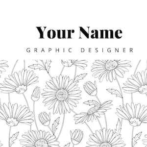 Customizable Simple + Modern Business Card Template