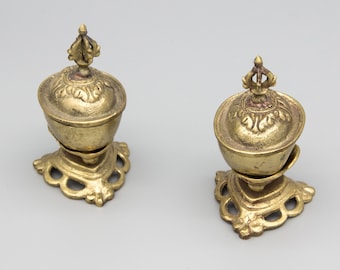 Pair of Brass Kapala – 7cm