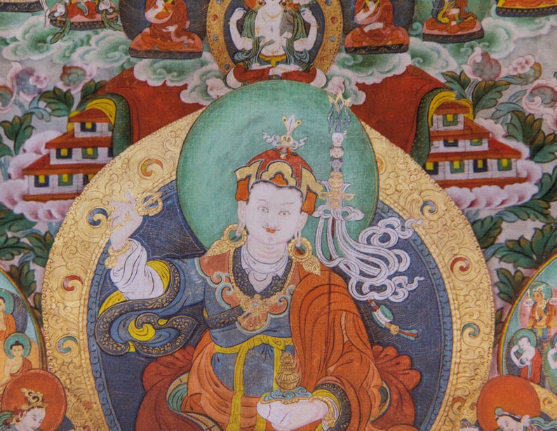 Guru Rinpoche Refuge Tree Thangka II