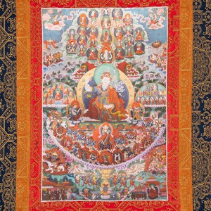 Guru Rinpoche Refuge Tree Thangka I image 2