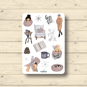 Sticker Sheet kalter Winter