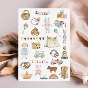 Sticker Sheet Baby Spielzeug Öko Holz