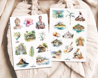 Sticker Set Holiday in Bali