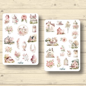 Sticker Set Farmhouse shabby chic