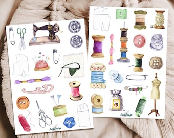Sticker Set Sewing Sewing Accessories