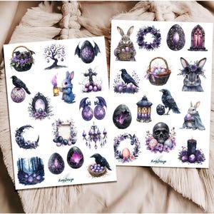Sticker Set Gothik Ostern
